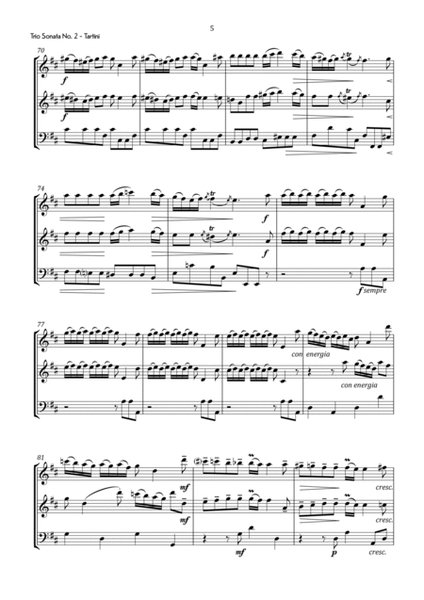 Tartini - Trio Sonata No. 2 in D Major - Intermediate image number null