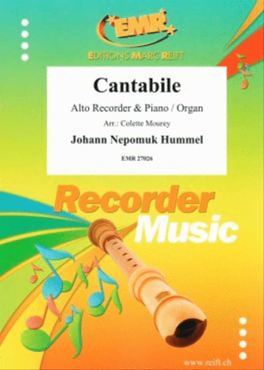 Cantabile Alto Recorder scores gallery preview page 1