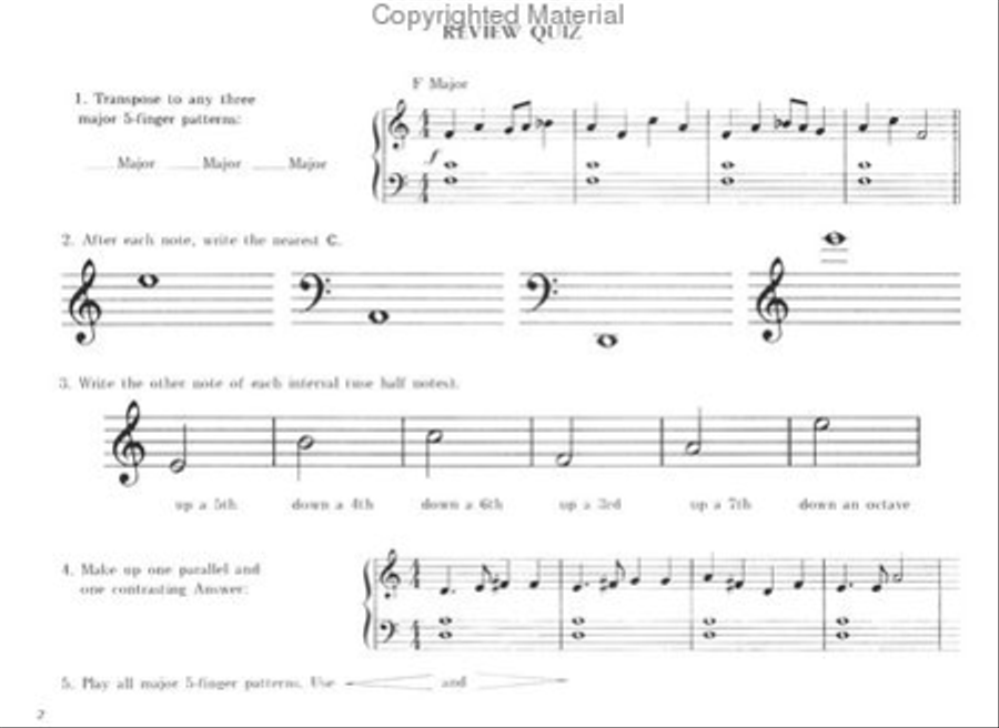 Music Pathways - Piano Activities C Piano Method scores gallery preview page 2