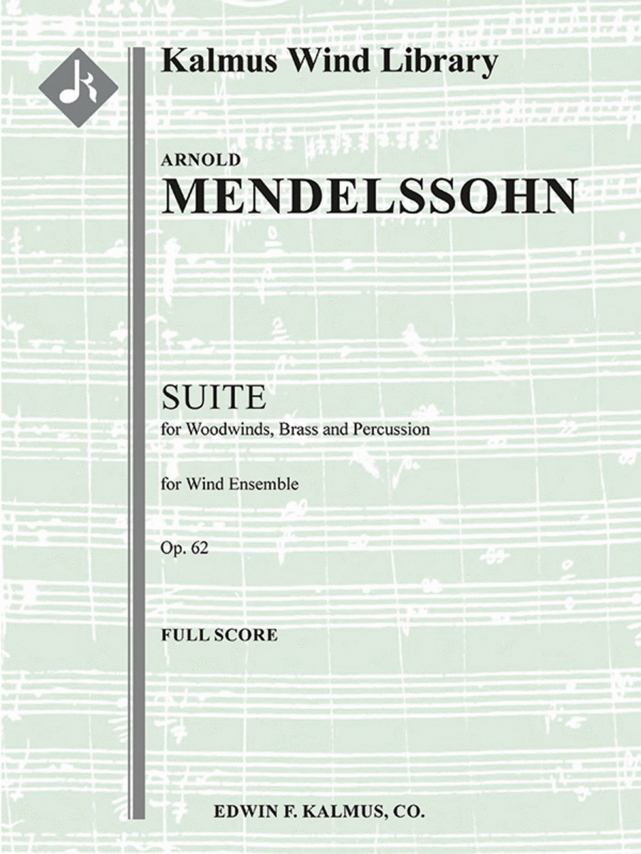 Suite for Woodwinds, Brass and Percussion, Op. 62 Conductor Score scores gallery preview page 1