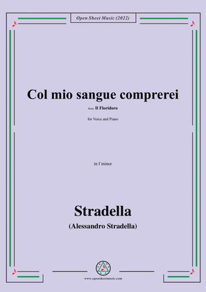 Stradella-Col mio sangue comprerei,from Il Floridoro,in f minor