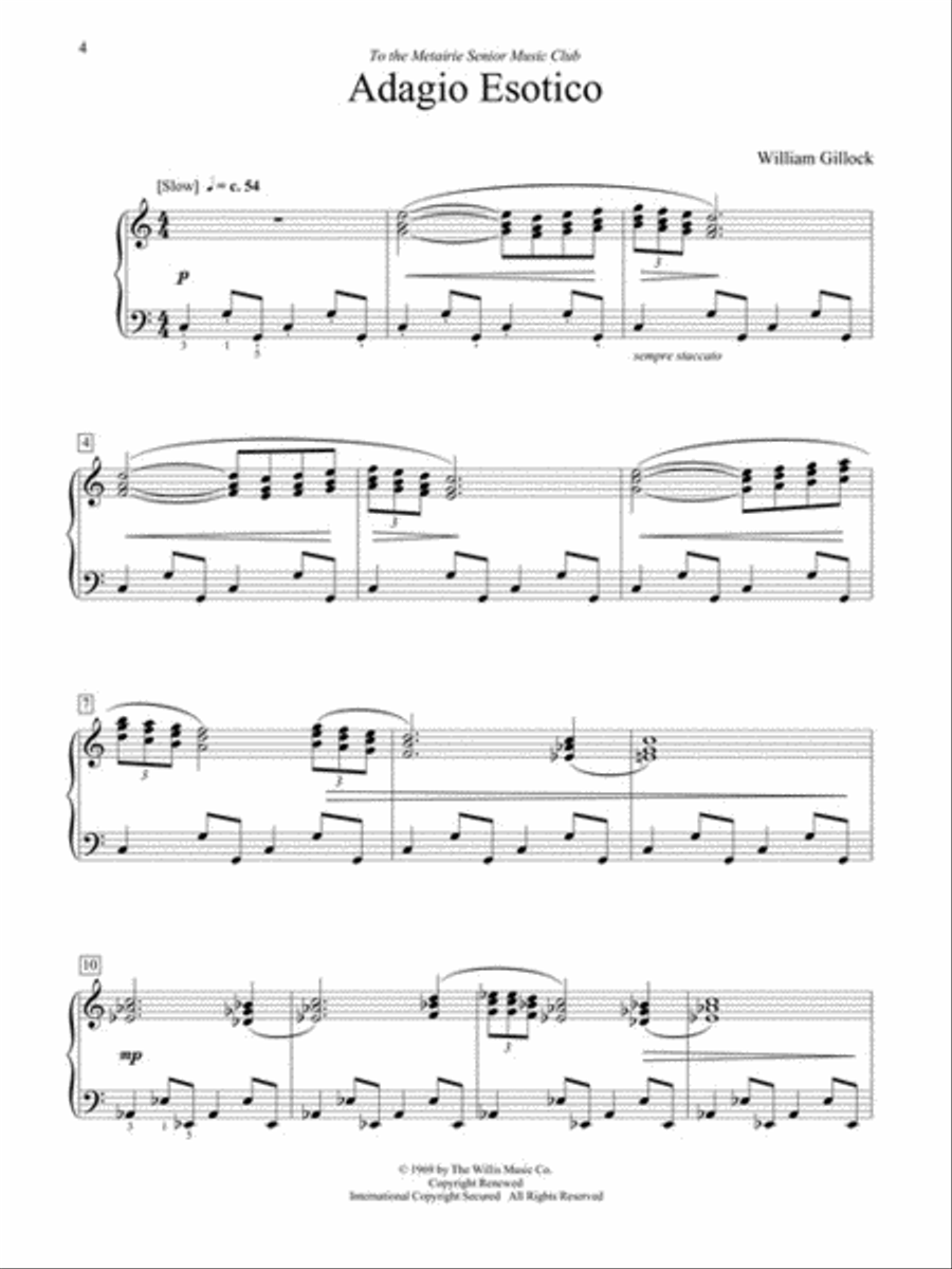 William Gillock Recital Collection Piano Solo scores gallery preview page 3