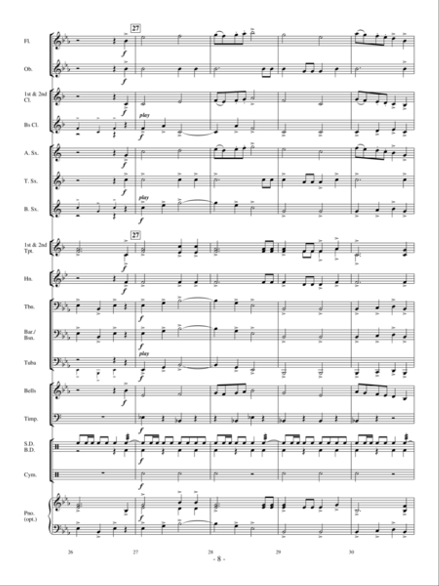The Thunderer Concert Band scores gallery preview page 7
