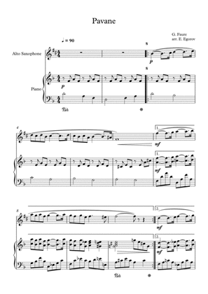 Pavane, Gabriel Faure, For Alto Saxophone & Piano