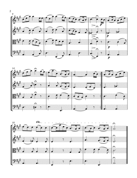 Believe Me (String Quartet) image number null