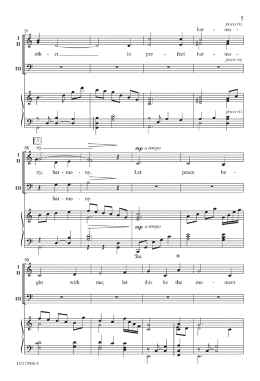 Let There Be Peace Let There Be Peace 3-Part scores gallery preview page 6