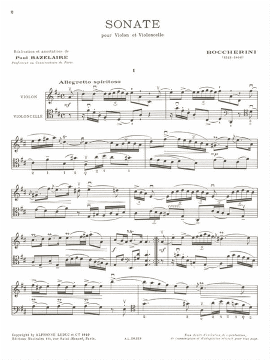 Sonata Cello scores gallery preview page 2