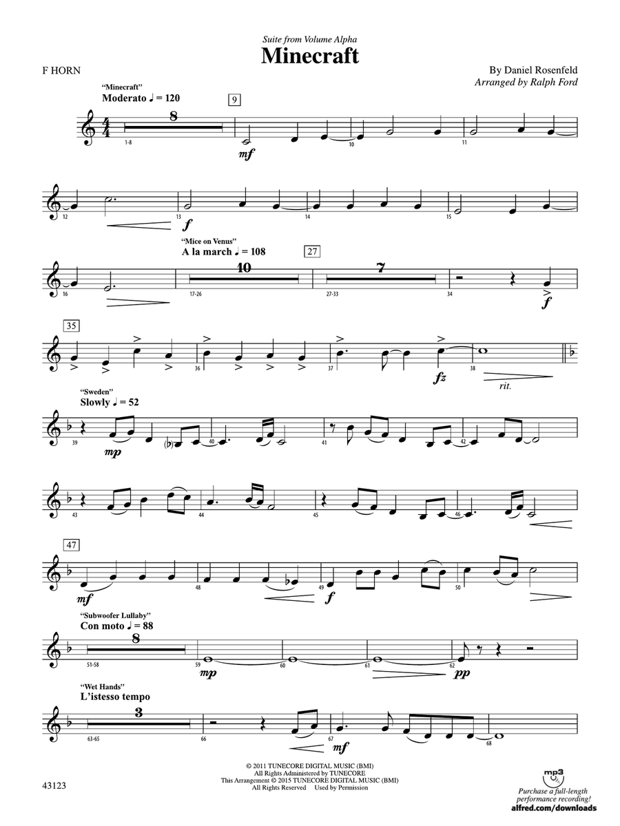 Minecraft: 1st F Horn