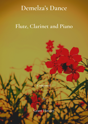 Book cover for "Demelza's Dance" Original For Flute, Clarinet and Piano.