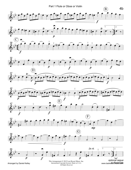 Christmas Concerto (Concerto Grosso Op. 6 #8) for String Trio (2 Violins & Cello) Set of 3 Parts