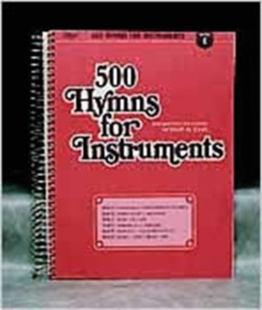 500 Hymns For Instruments - Book E - Orchestration, Score and Parts - ORA