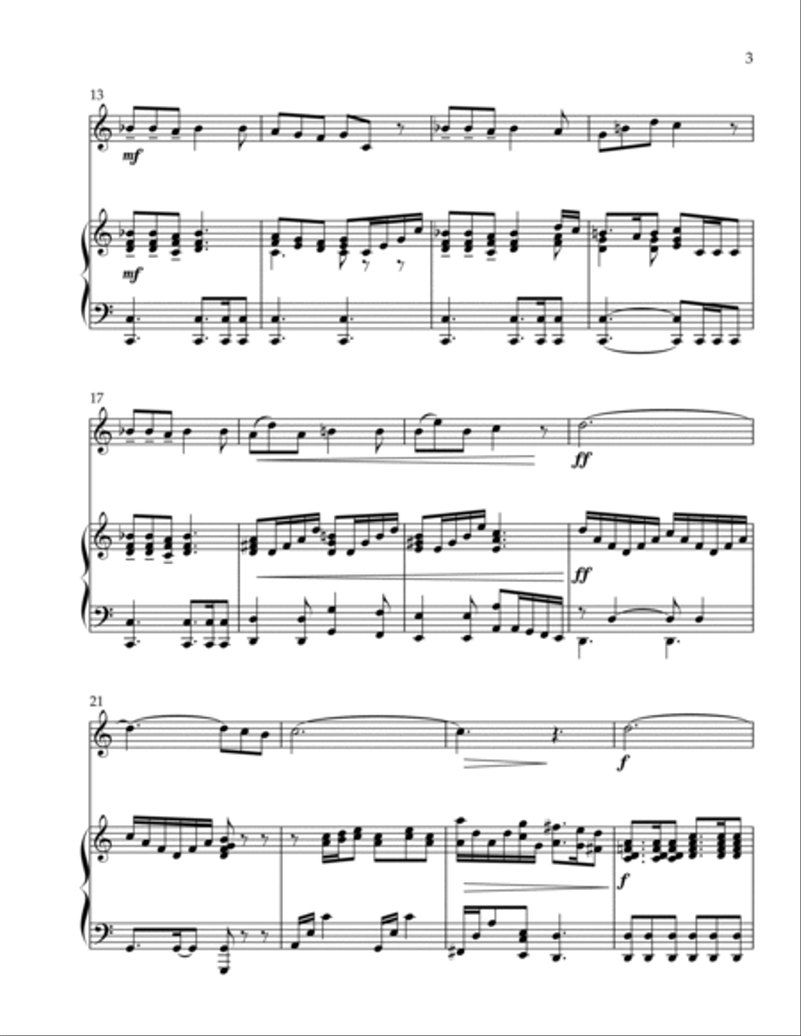 Great Is The Lord Alto Saxophone scores gallery preview page 3