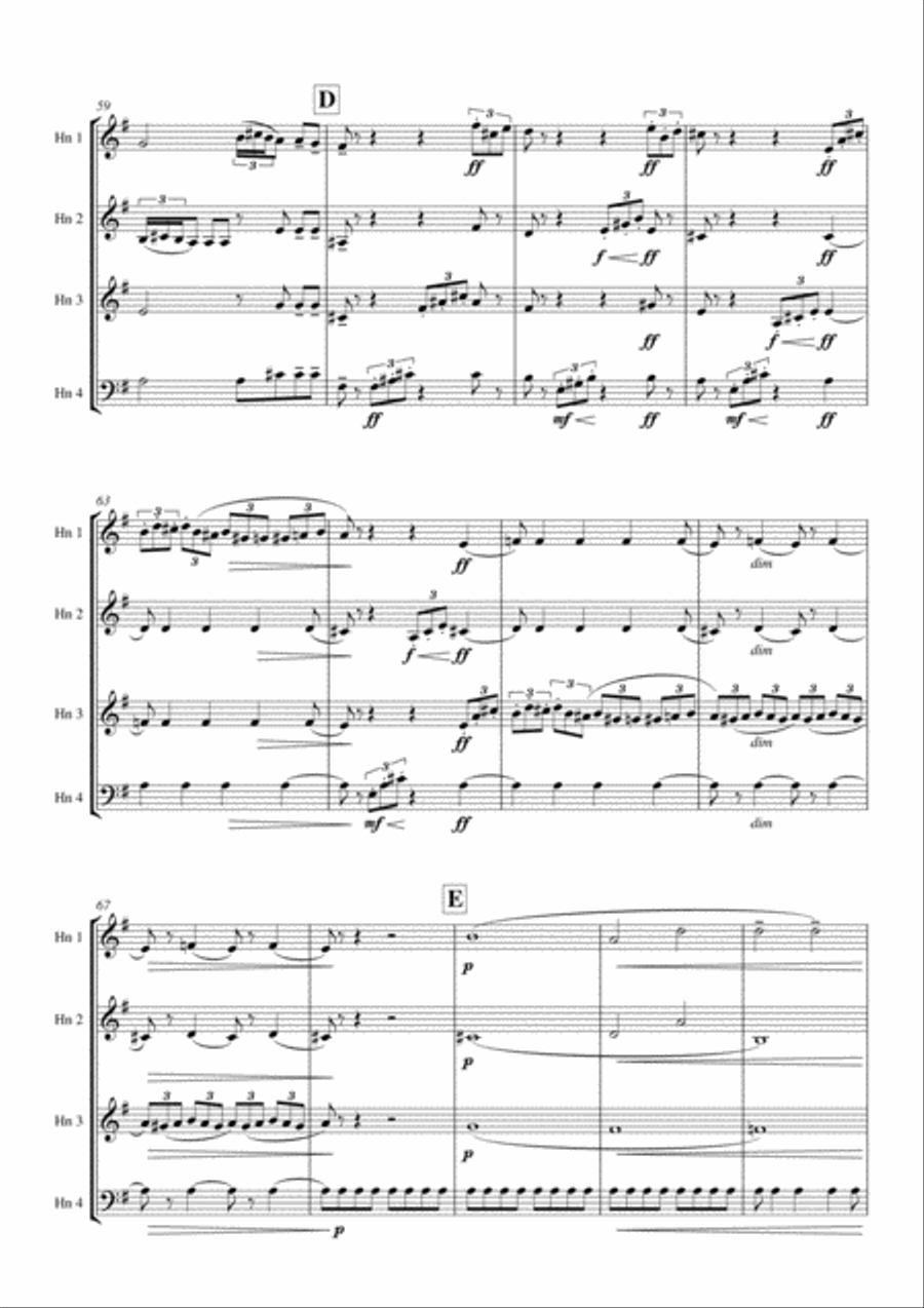 Bandits' Pranks Brass Ensemble scores gallery preview page 6