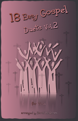 Book cover for 18 Easy Gospel Duets Vol.2 for Viola