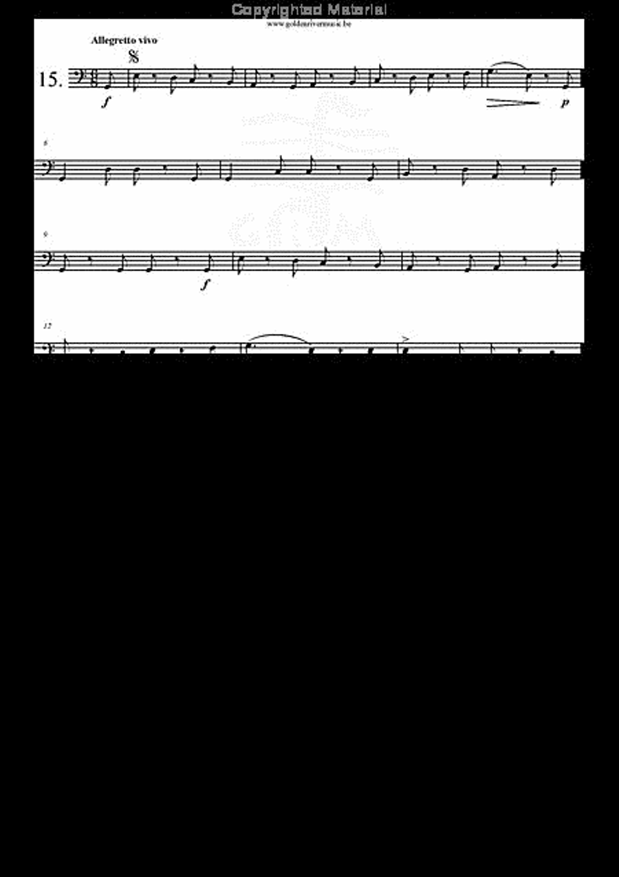22 Etudes Melodiques Tuba scores gallery preview page 16
