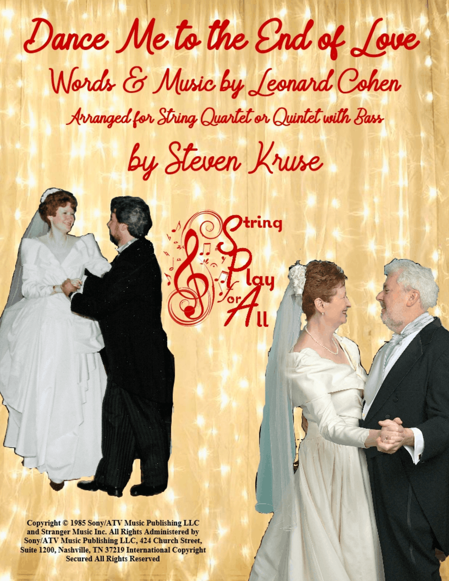 Dance Me To The End Of Love String Quintet scores gallery preview page 1