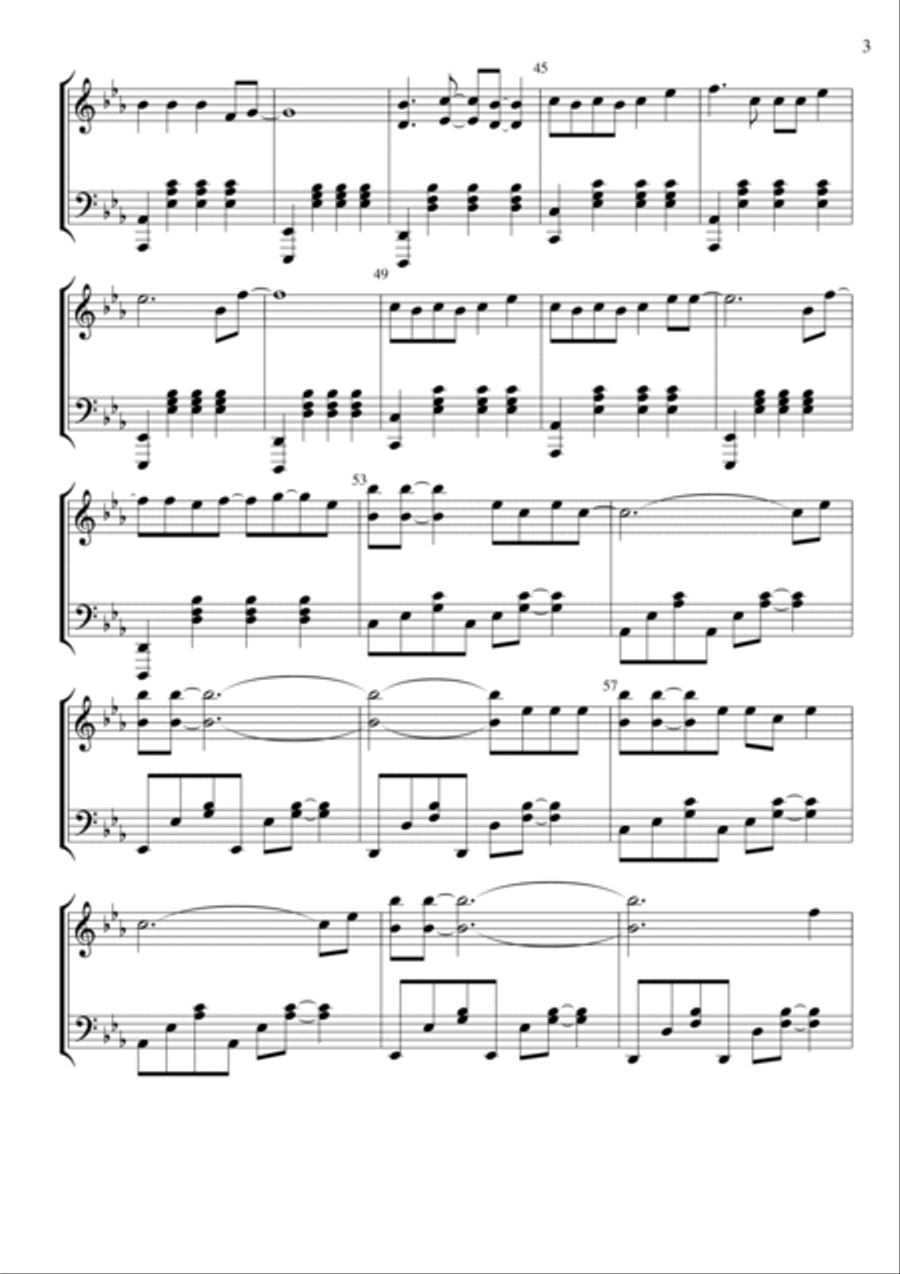 Apologize Apologize Piano Solo scores gallery preview page 3