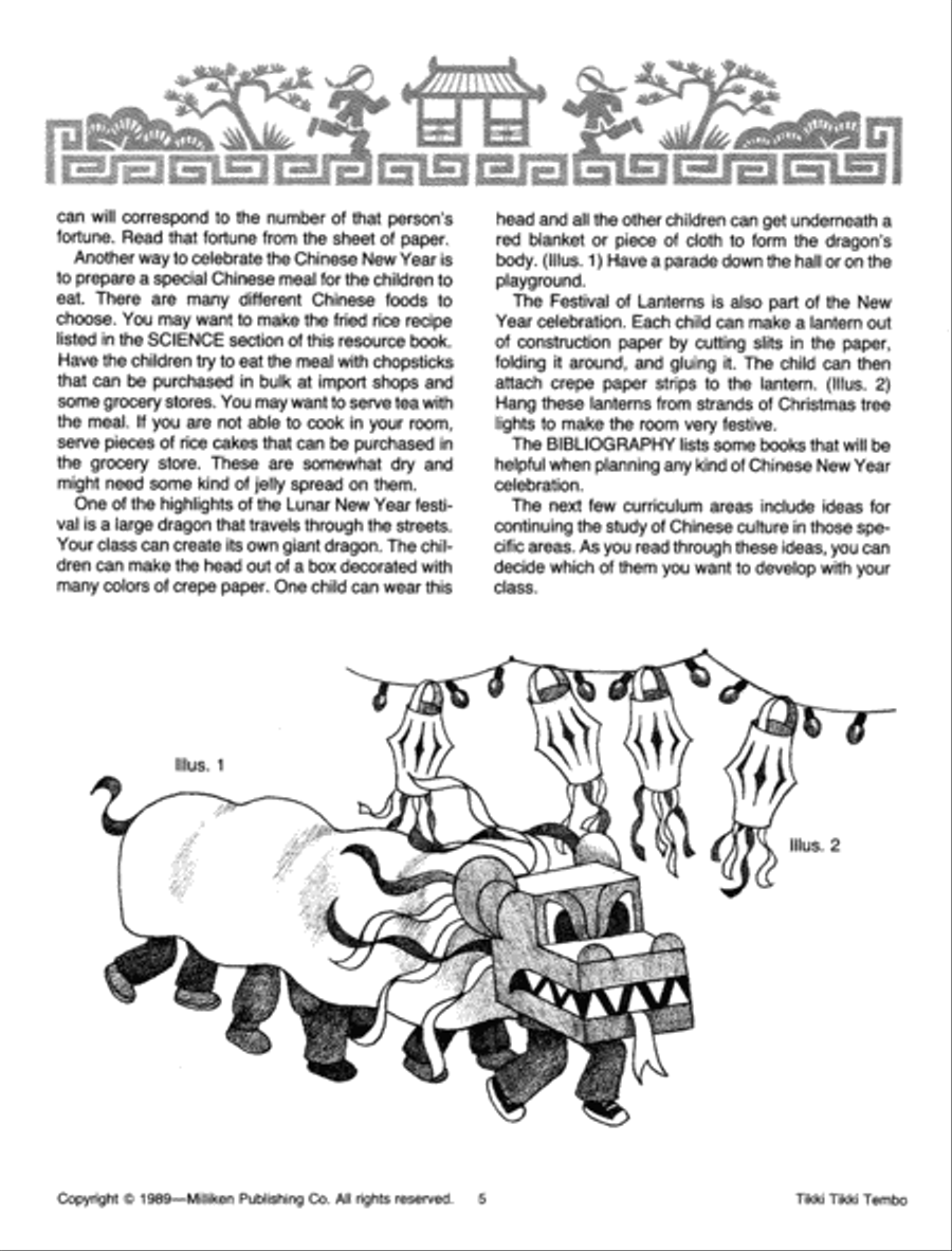 Tikki Tikki Tembo Unison Choir scores gallery preview page 4