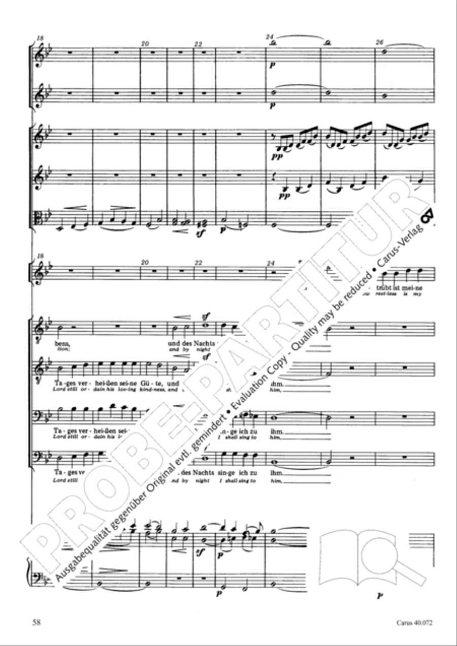 Psalm 42 Psalm 42 4-Part scores gallery preview page 58