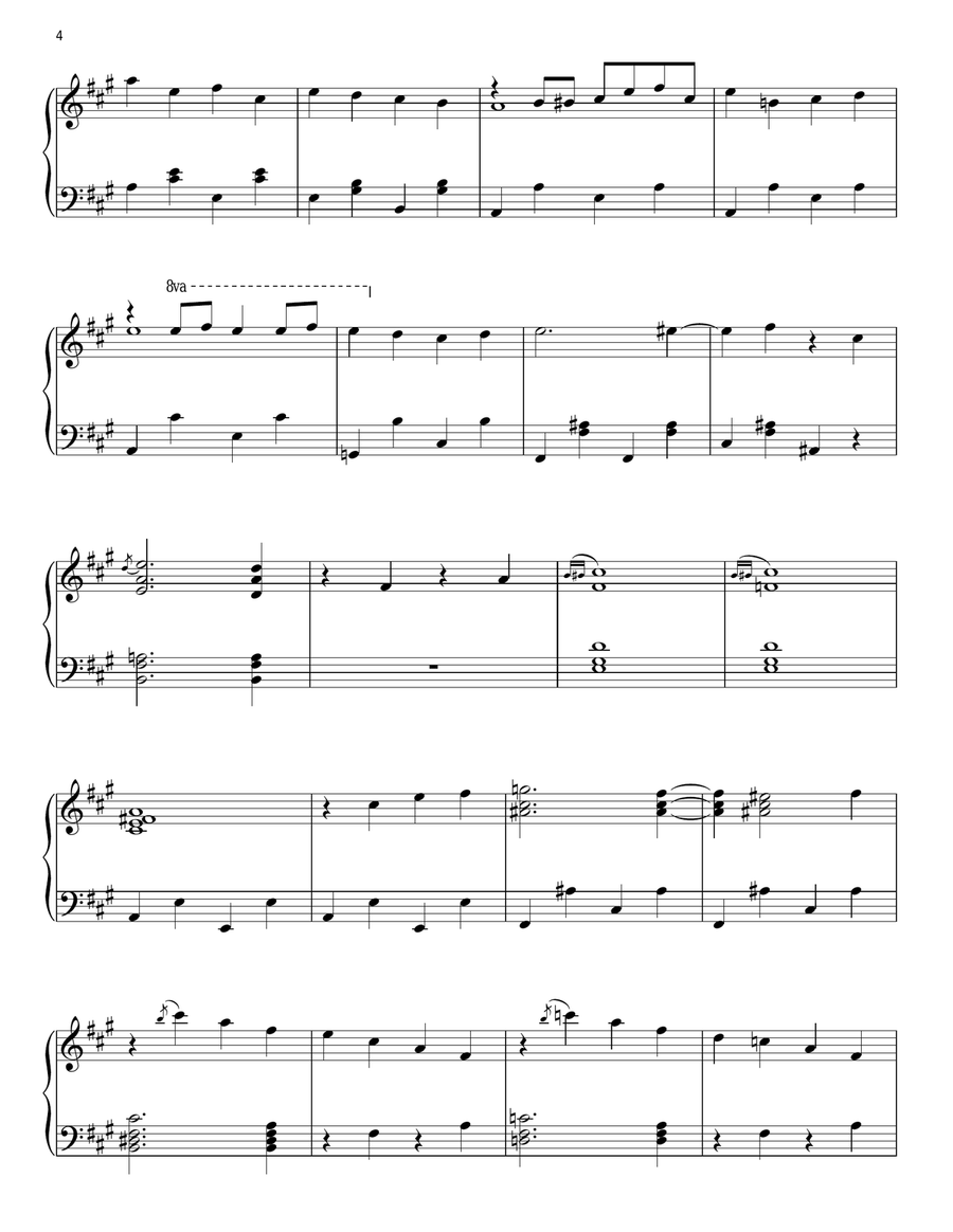 Pretty Peppy Pretty Peppy Piano Solo scores gallery preview page 4