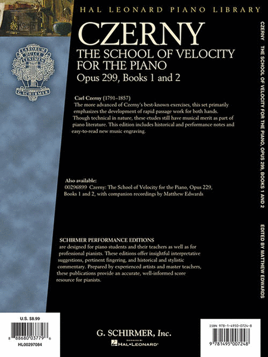 Czerny – School of Velocity, Op. 299