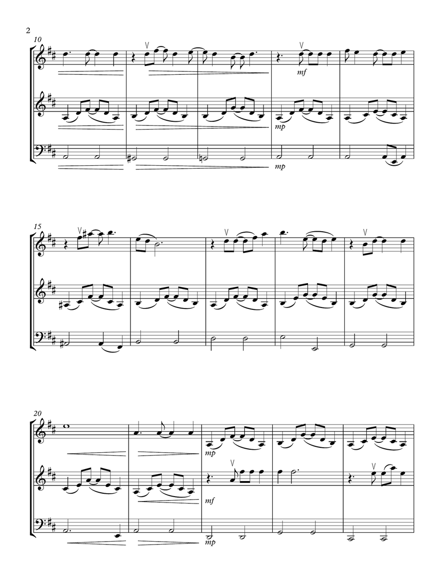 Your Song String Trio scores gallery preview page 2