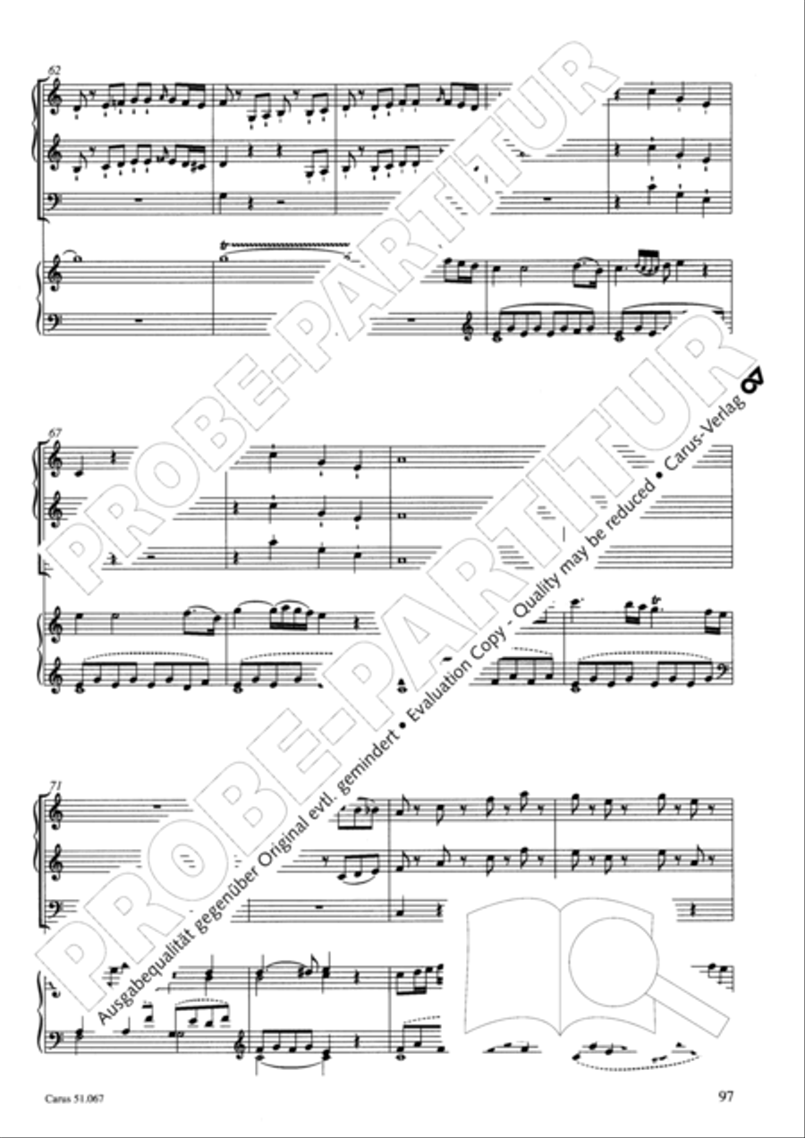 Church Sonatas Collection / Songbook scores gallery preview page 98