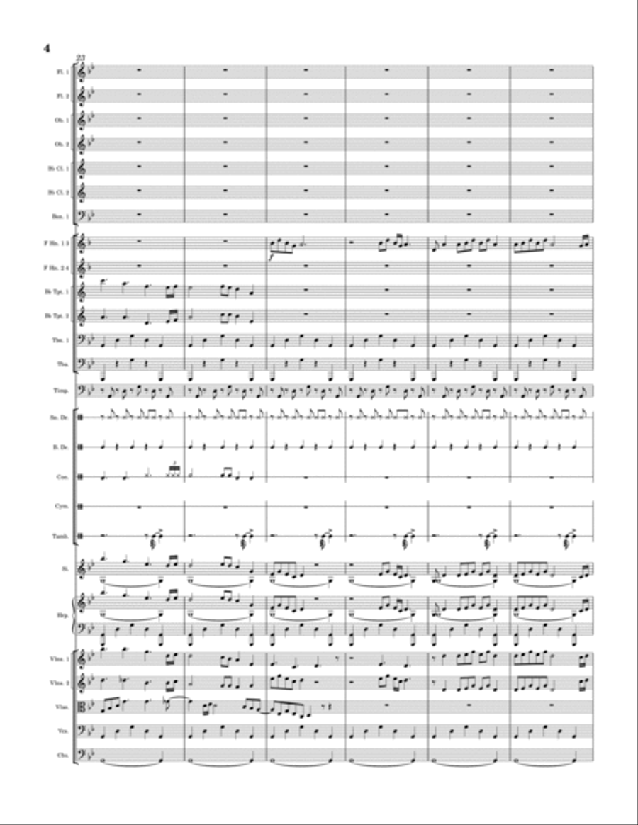 The Valley of the Dry Bones Full Orchestra scores gallery preview page 4
