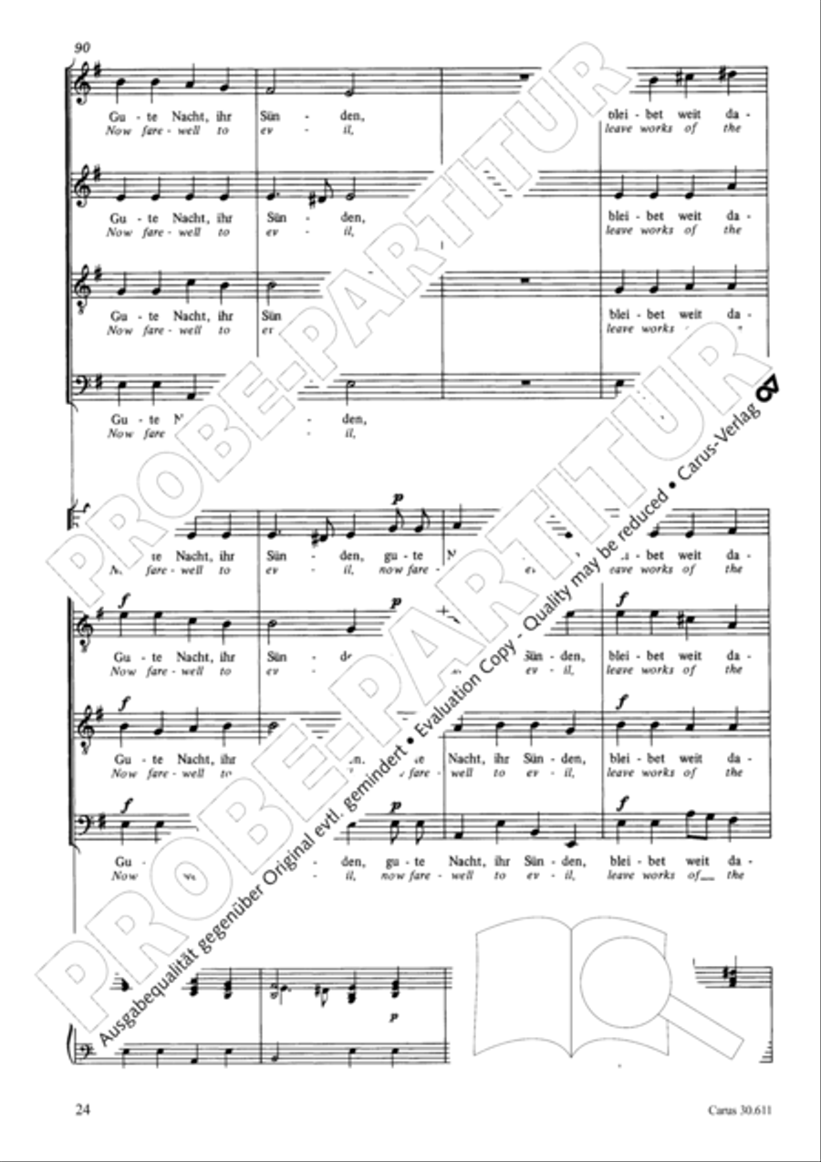 Keep what you have (Halt, was du hast) 4-Part scores gallery preview page 25
