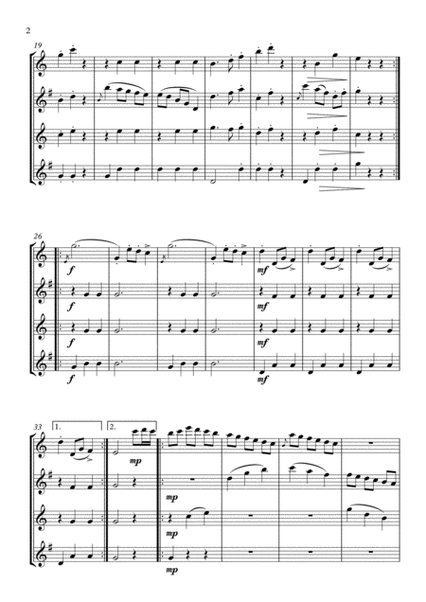 Invitation To The Waltz - Sax Quartet image number null