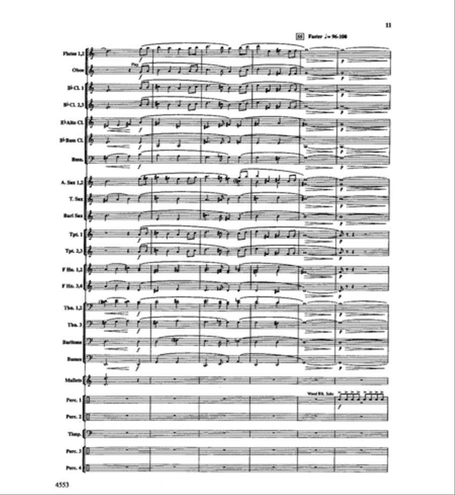 All Things Bright and Beautiful Concert Band scores gallery preview page 11