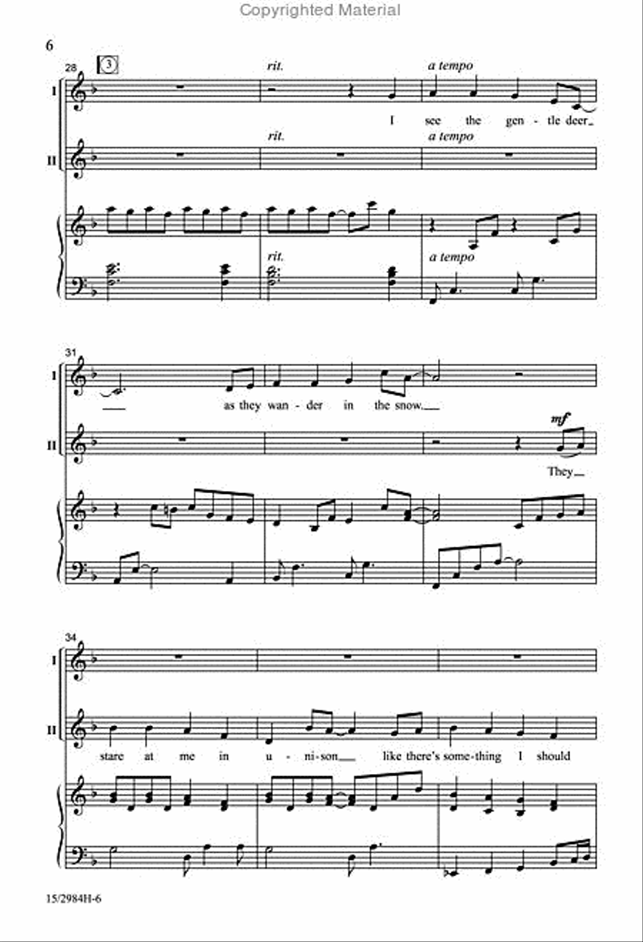 The Simplest Things 2-Part scores gallery preview page 5