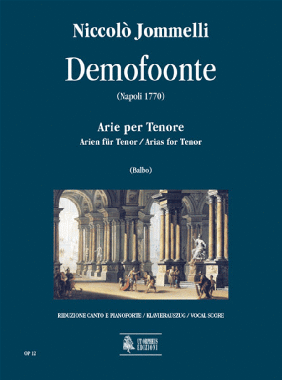 Demofoonte. Arias for Tenor Voice Solo scores gallery preview page 1