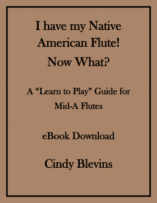 I Have My Native American Flute! Now What? (A learning guide for Native American flute beginners)