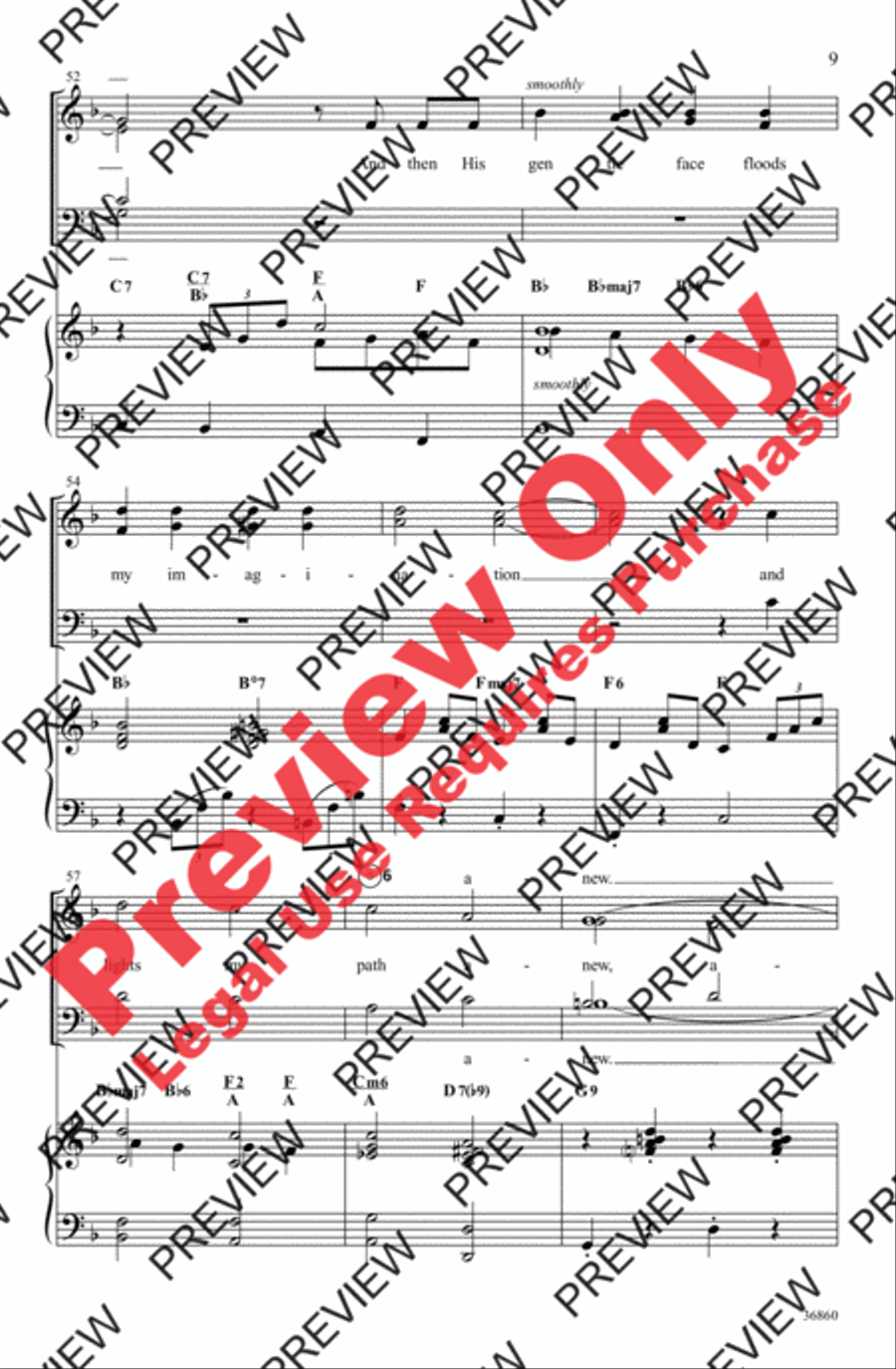 Walk Like Jesus 4-Part scores gallery preview page 9