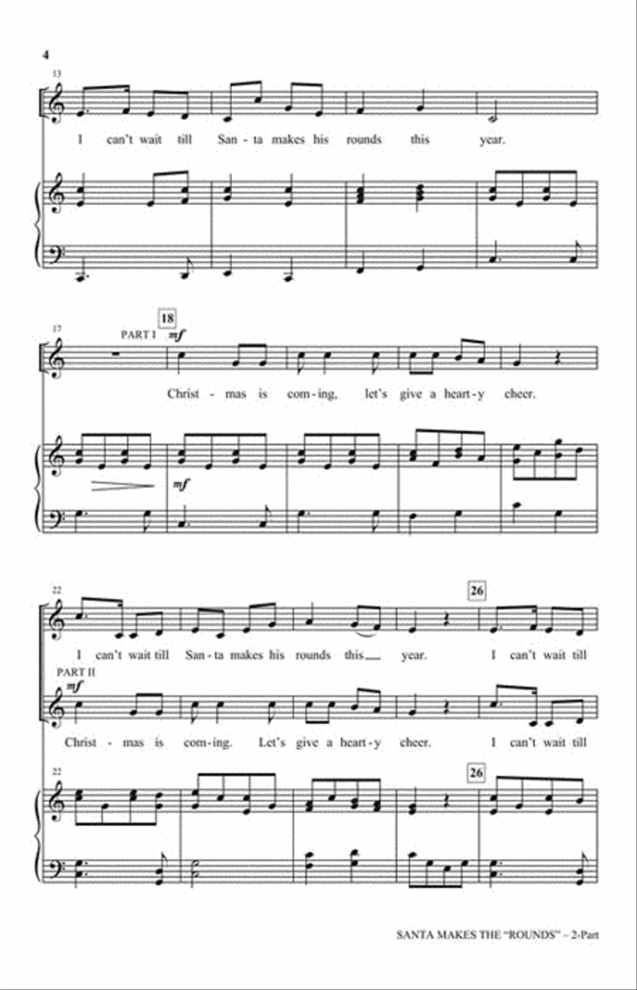 Santa Makes the “Rounds” Santa Makes the “Rounds” 2-Part scores gallery preview page 3