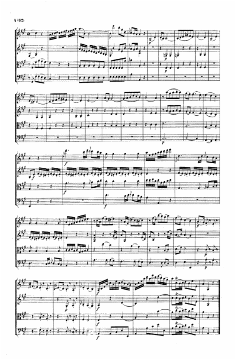 Mozart: String Quartets String Quartet scores gallery preview page 3