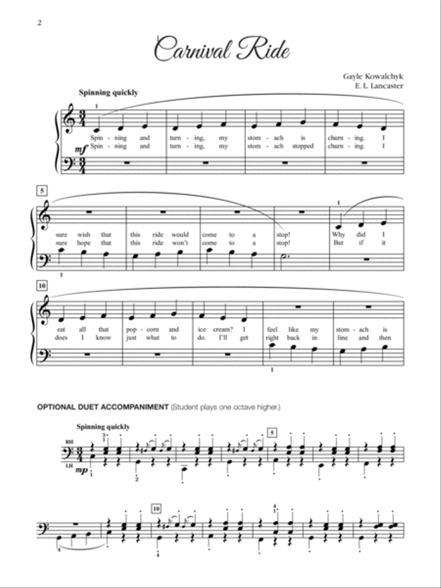 Signature Solos, Book 1 Easy Piano scores gallery preview page 2