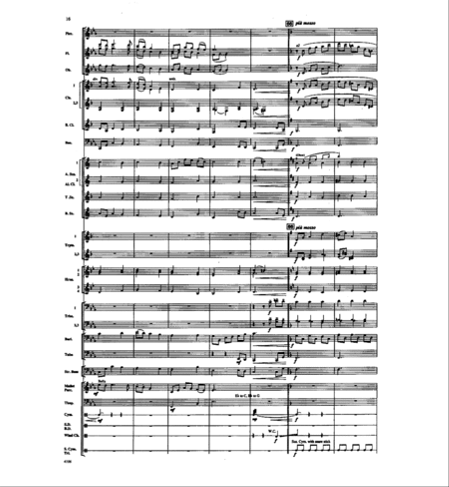 Of A Distant Star Concert Band scores gallery preview page 15