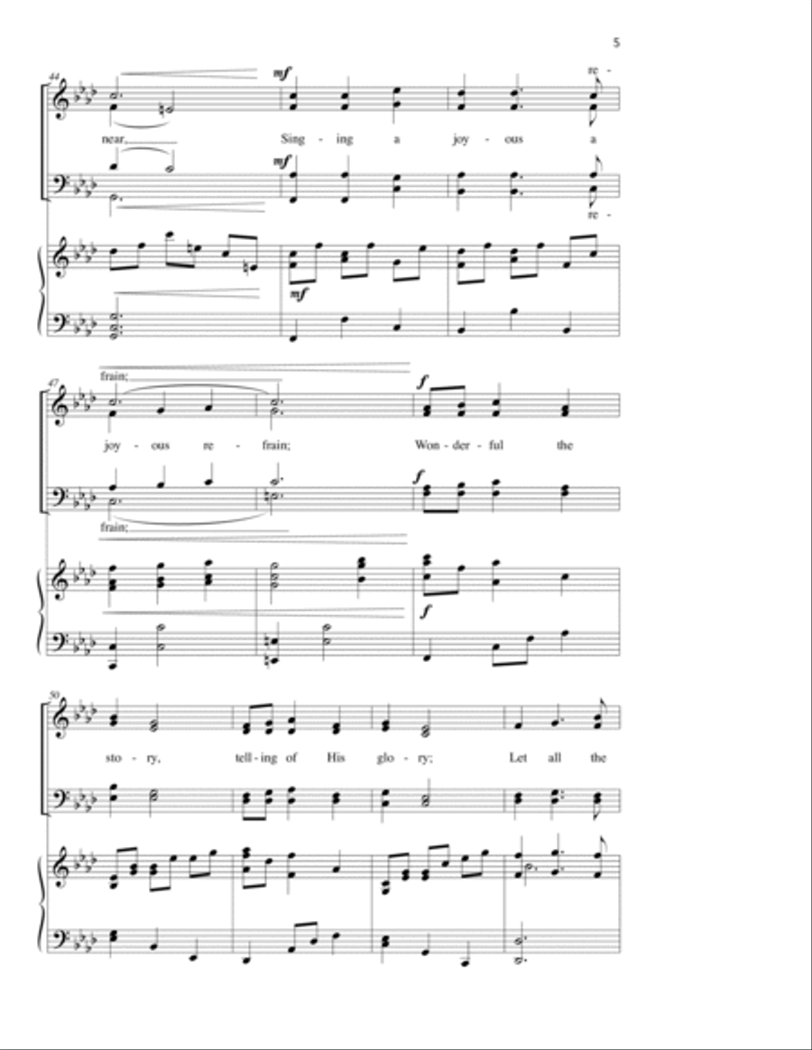 Singing Joy Singing Joy 4-Part scores gallery preview page 6