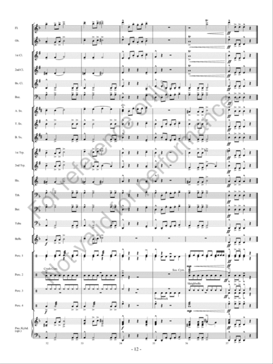 Raptors: Birds of Prey Concert Band scores gallery preview page 13