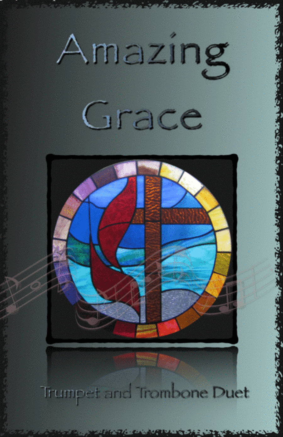 Amazing Grace, Gospel style for Trumpet and Trombone Duet Brass Duet scores gallery preview page 1