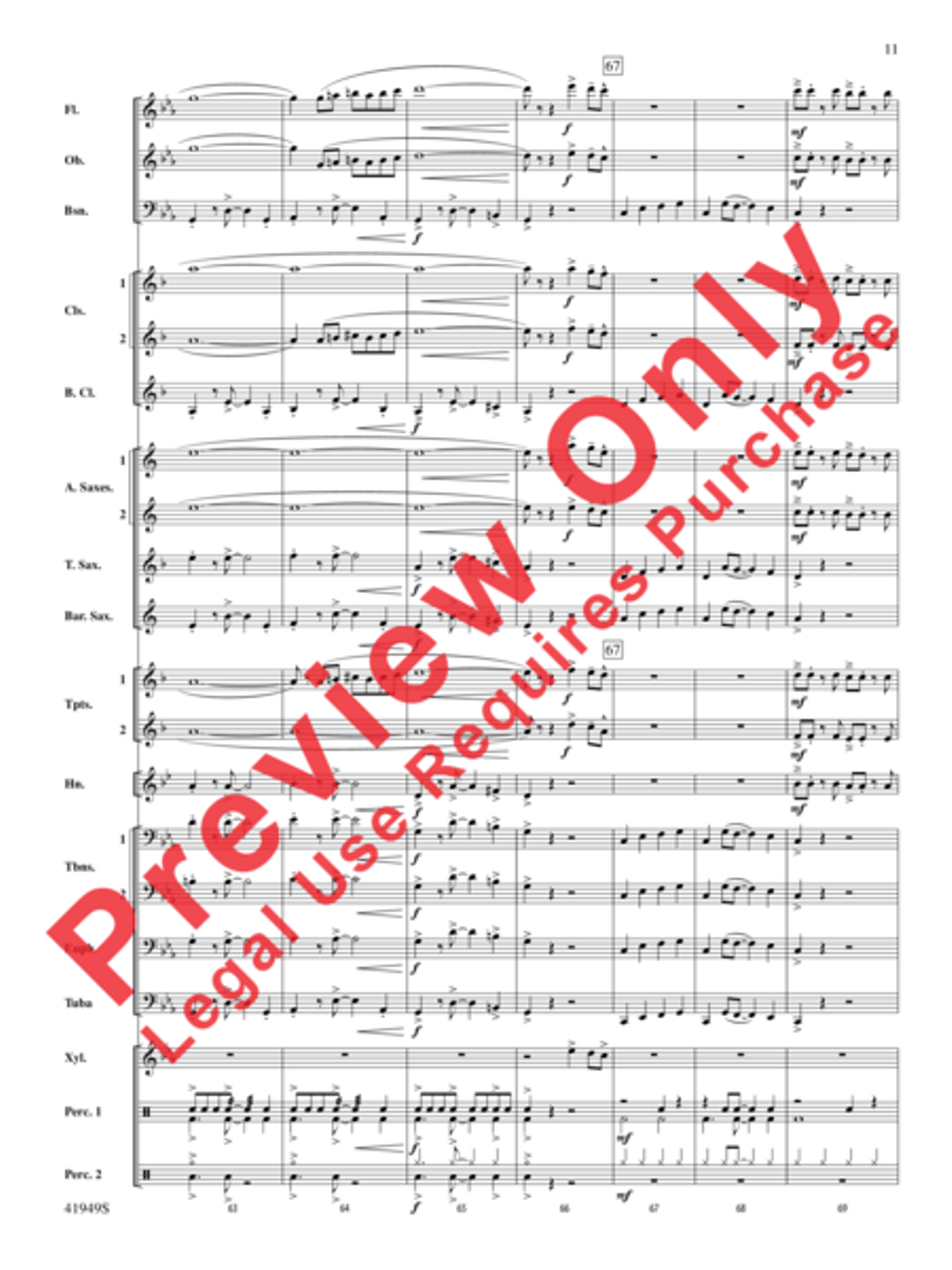Camino del Sol Concert Band scores gallery preview page 12