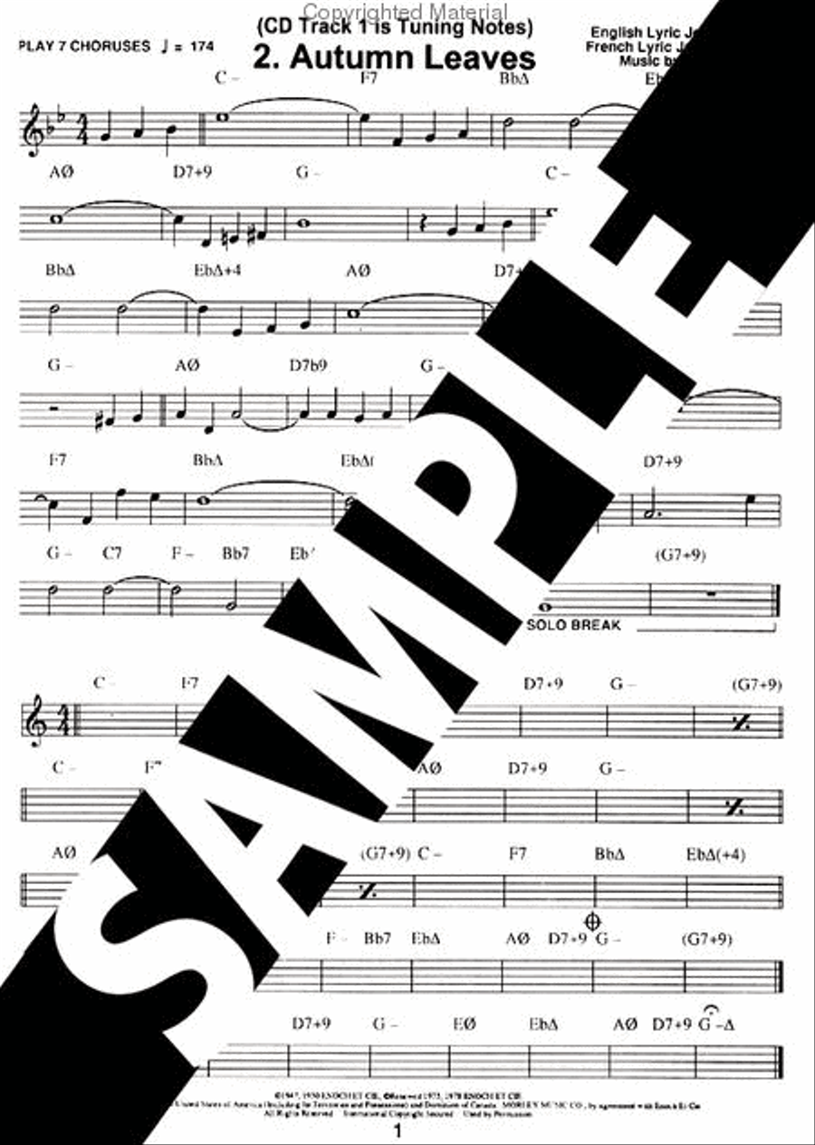 Volume 44 - Autumn Leaves Voice scores gallery preview page 4