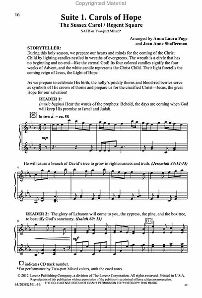A Garland of Carols - SATB or Two-part Mixed with Performance CD image number null