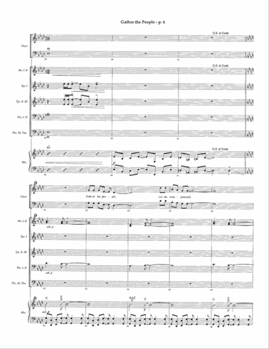 Gather the People Piano scores gallery preview page 6