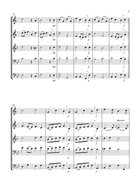 Heroic Music - No. 8. La Gaillardise (Bb) (Brass Quintet - 2 Trp, 1 Hrn, 1 Trb, 1 Tuba) image number null