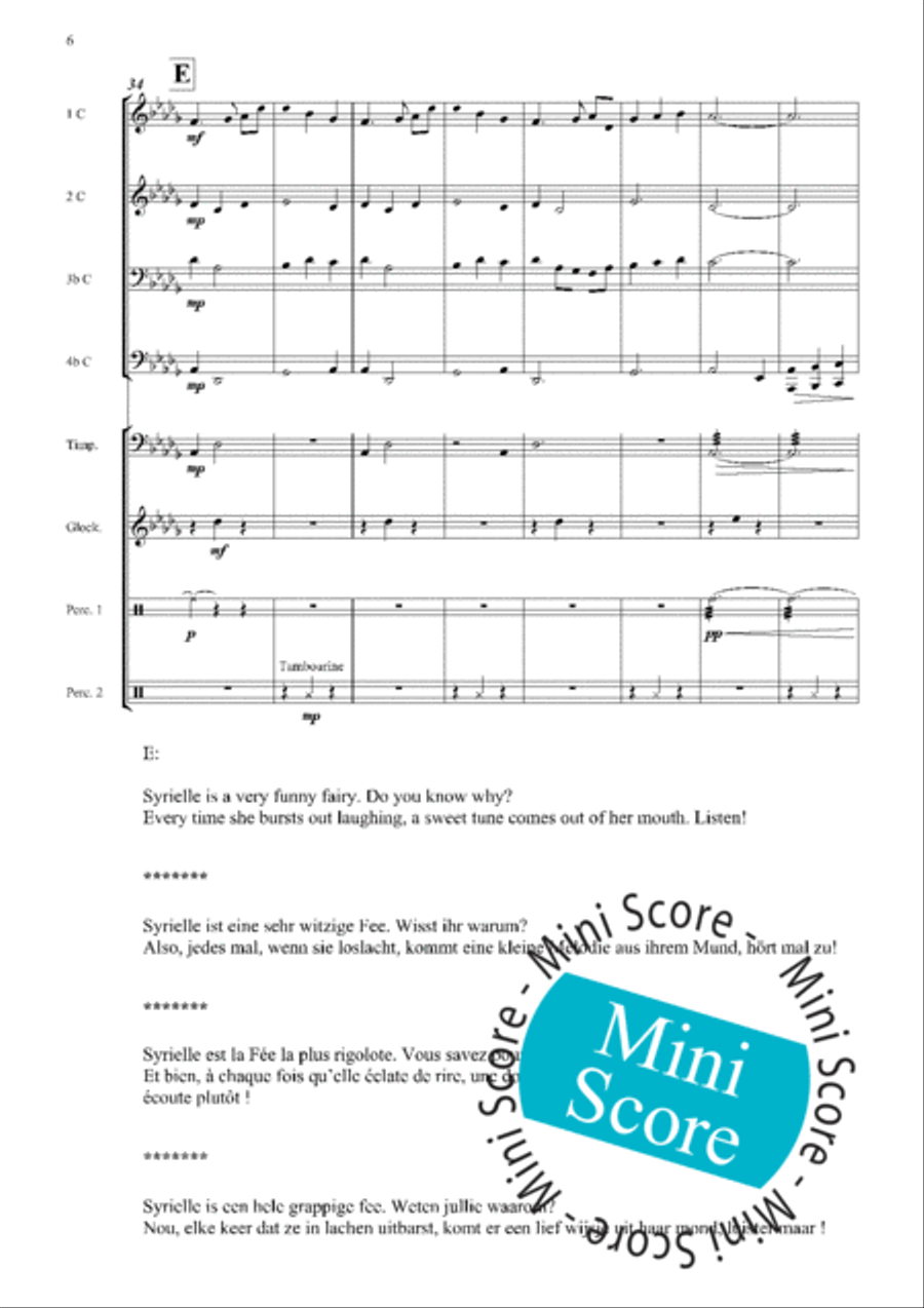 Syrielle Fanfare Band scores gallery preview page 12
