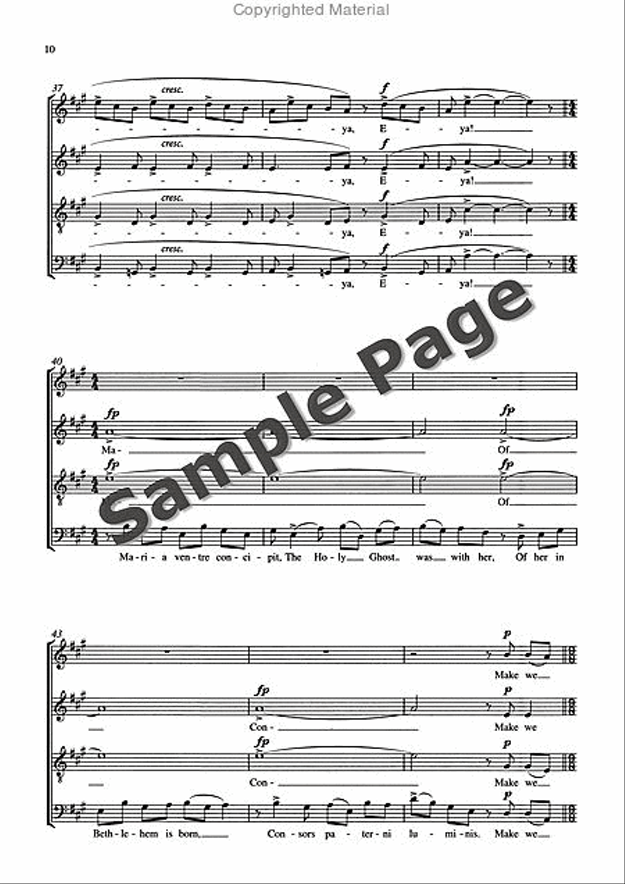 3 Carols 3 Carols 4-Part scores gallery preview page 13