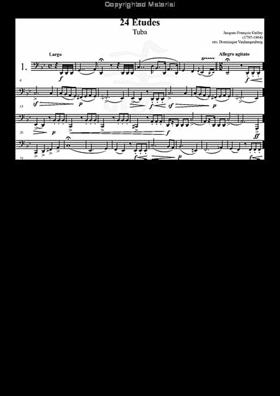 24 Etudes Tuba scores gallery preview page 2
